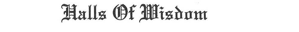 Halls of Wisdom Logo
